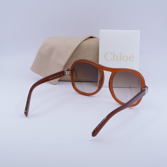 🕶️ New Chloe CE720S 208 Sunglasses - Caramel Frame, Brown Lenses - Picture 8 of 8